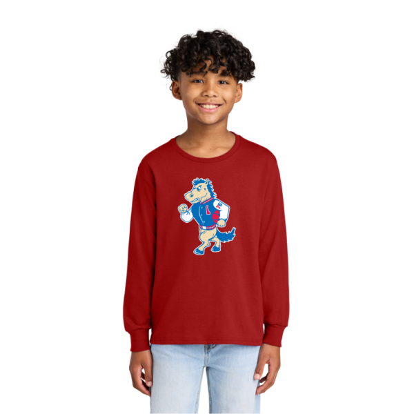 Jerzees® Youth Dri-Power® 50/50 Cotton/Poly Long Sleeve T-Shirt - Coaty