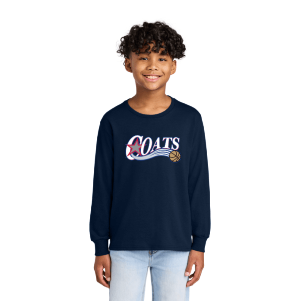 LIMITED EDITION Jerzees® Youth Dri-Power® 50/50 Cotton/Poly Long Sleeve T-Shirt - Throwback Logo